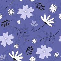 Here is the flower garden seamless pattern vector