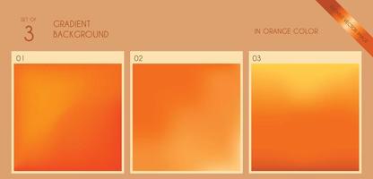 gradient color background orange fruit bright vector