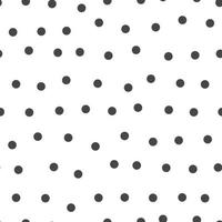 Seamless polka dot pink pattern with circles vector