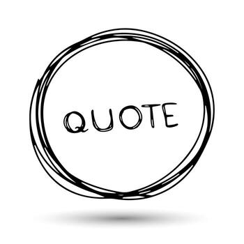 Set of scribbled comic speech bubbles with hand drawn doodle style. Copy space for quote. Hand drawn set of speech bubbles with dialog words. Vector illustration