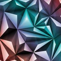 Polygon Abstract Geometric Triangle Multicolored background vector