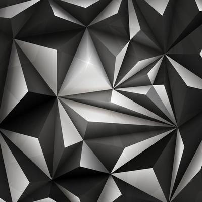 3D Abstract Polygonal Geometric Triangle Background