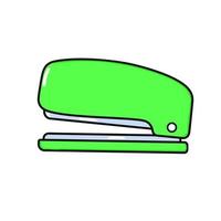 Cute funny stapler. Vector hand drawn cartoon kawaii character illustration icon. Isolated on white background. stapler character concept