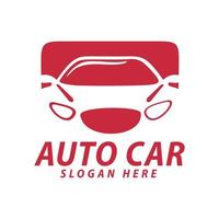 automotive car repair garage logo design concept template vector