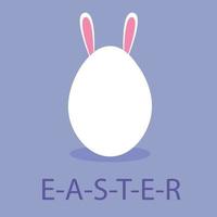 Easter series vector, vector of easter bunny eggs. Good for icons or symbols.