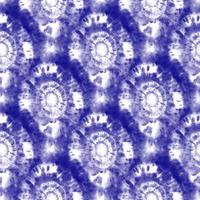 Tie Dye Shibori Pattern-Indigo Blue Batik Seamless Background photo