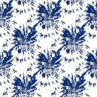 Tie dye, Shibori, blue abstract batik seamless pattern. Watercolor backgrounds photo