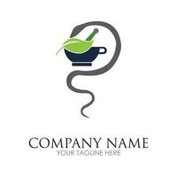 Creative Pharmacy Concept Logo illustration Design template - vector
