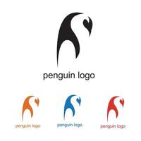 penguin logo illustration vector