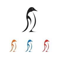 penguin logo illustration vector