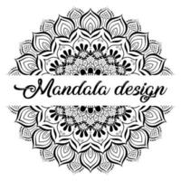 mandalas para colorear libro. adornos redondos decorativos. vector de diseño de mandala decorativo vintage