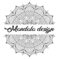 Mandalas for coloring book. Decorative round ornaments. Vintage decorative mandala design vector