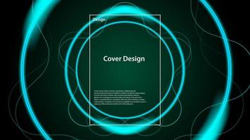 abstract circle modern background. Vector illustration. EPS 10