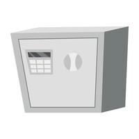 Safe for money and documents semi flat color vector object