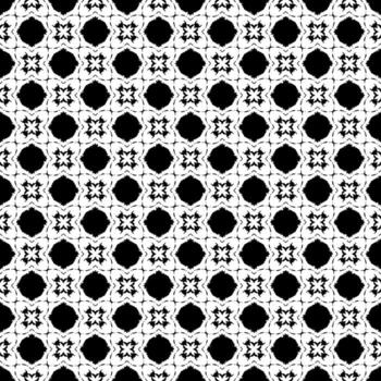 Black and white surface pattern texture. Bw ornamental graphic design. Mosaic ornaments. Pattern template. vector