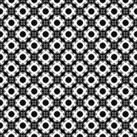 Black and white seamless pattern texture. Greyscale ornamental graphic design. Mosaic ornaments. Pattern template. Vector illustration. EPS10.