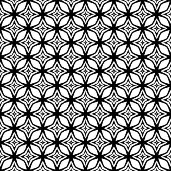 Black and white surface pattern texture. Bw ornamental graphic design. Mosaic ornaments. Pattern template. vector