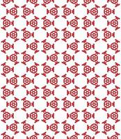 Red and white color seamless pattern texture and template. Multicolored. Colorful ornamental graphic design. vector