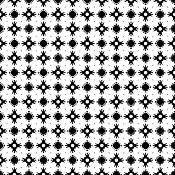 Black and white surface pattern texture. Bw ornamental graphic design. Mosaic ornaments. Pattern template. vector