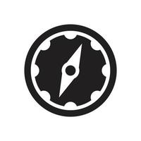 Compass Icon template black color editable. Compass Icon symbol Flat vector illustration for graphic and web design.