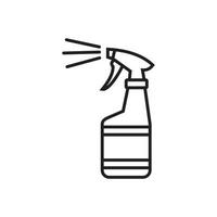 Spray Icon template black color editable. Spray Icon symbol Flat vector illustration for graphic and web design.