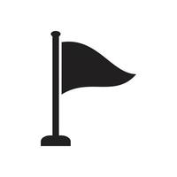flag icon template black color editable. flag icon symbol Flat vector illustration for graphic and web design.