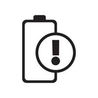 Low and full Battery charging icon template black color editable. Low and full Battery charging icon symbol Flat vector illustration for graphic and web design.