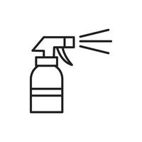 Spray Icon template black color editable. Spray Icon symbol Flat vector illustration for graphic and web design.