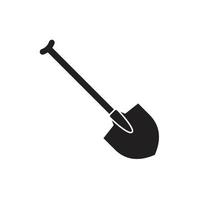 Shovel icon template black color editable. Shovel icon symbol Flat vector illustration for graphic and web design.