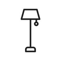 Lamp Icon template black color editable. Lamp Icon symbol Flat vector illustration for graphic and web design.