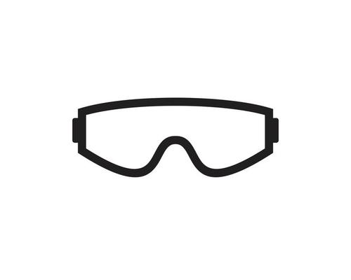 Glasses icon symbol Flat vector illustration for graphic and web design.