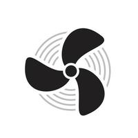 Plane propellers, Aircraft propeller Icon template black color editable. Plane propellers, Aircraft propeller Icon symbol Flat vector illustration for graphic and web design.
