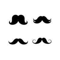 Moustache icon vector