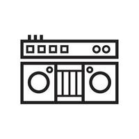 DJ remote for playing and mixing music icon template black color editable. DJ remote for playing and mixing music icon symbol Flat vector illustration for graphic and web design.