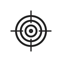 Target Goal icon template black color editable. Target Goal icon symbol Flat vector illustration for graphic and web design.