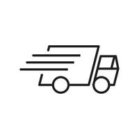 Fast time delivery Icon template black color editable. Fast time delivery Icon symbol Flat vector illustration for graphic and web design.