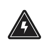 Danger, Warning Icon template black color editable. Danger, Warning Icon symbol Flat vector illustration for graphic and web design.