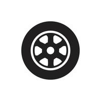 Tire Wheel icon template black color editable. Tire Wheel icon symbol Flat vector illustration for graphic and web design.