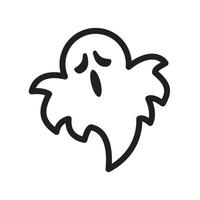 ilustración de vector de icono fantasma para diseño gráfico y web.