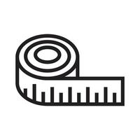 Sewing Tape Measure Icon Vector Illustration Design Royalty Free SVG,  Cliparts, Vectors, and Stock Illustration. Image 85362993.