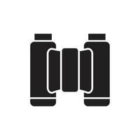 Binoculars icon template black color editable. vector