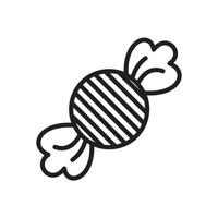 Toffee Icon template black color editable. Toffee Icon symbol Flat vector illustration for graphic and web design.