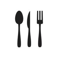 Vector cutlery, Fork, knife Icon template black color editable. Vector cutlery, Fork, knife Icon symbol Flat vector illustration for graphic and web design.