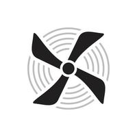 Plane propellers, Aircraft propeller Icon template black color editable. Plane propellers, Aircraft propeller Icon symbol Flat vector illustration for graphic and web design.