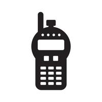 walkie talkie set icono ilustración vectorial para diseño gráfico y web. vector