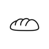 Bread Icon template black color editable. Bread Icon symbol Flat vector illustration for graphic and web design.