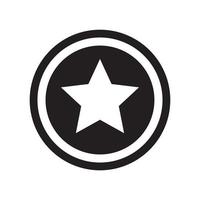 estrellas en círculo icono símbolo vector plano signo aislado sobre fondo blanco. ilustración de vector de logotipo simple para diseño gráfico y web.