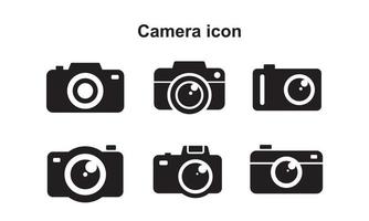 Camera icon template black color editable. Camera icon symbol Flat vector illustration for graphic and web design.