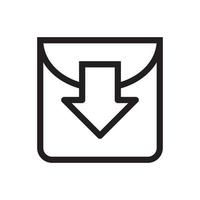 Download file icon template black color editable. Download file icon symbol Flat vector sign isolated on white background. Simple logo vector illustration for graphic and web design.