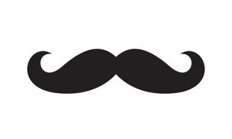 Italy mustache Icon template black color editable.  Italy mustache Icon symbol Flat vector illustration for graphic and web design.